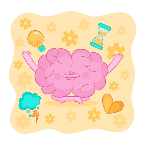 Brainy Brain Activity Stickers icon