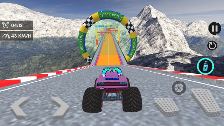 Monster Trucks Race Car Games screenshot-3