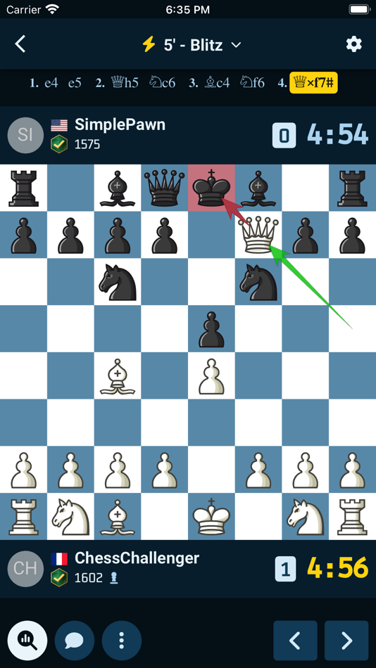 #1. SimpleChess - chess game (iOS) Podle: Europe Echecs