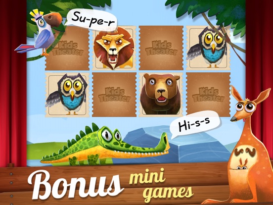 Kids Theater: Zoo Show iPad screenshot 5 - Education app