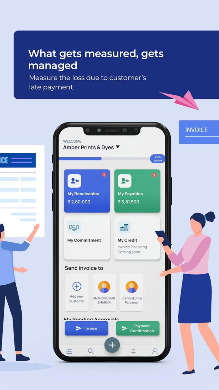 Saakh - An Invoice sharing app