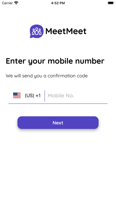 MeetMeet App Screenshot