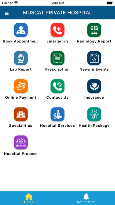 Muscat Private Hospital Screenshot