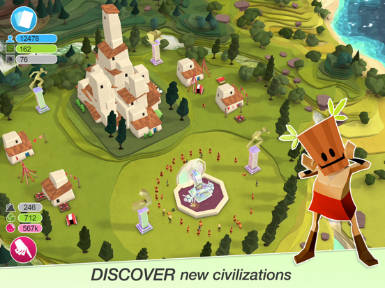 Godus iPad app afbeelding 4