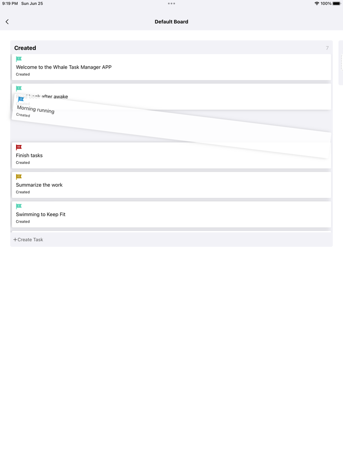 Whale Task Board、Todo List