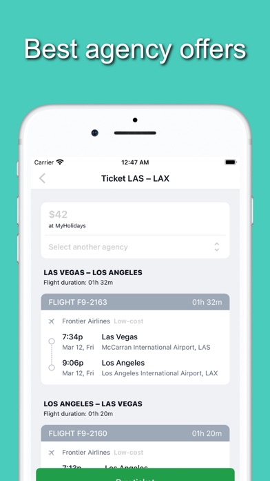 Cheap Flights Worldwide Screenshot