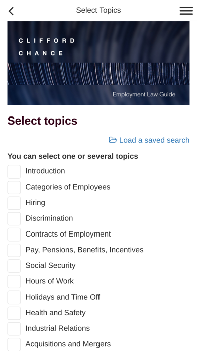 Clifford Chance Employment Law Screenshot