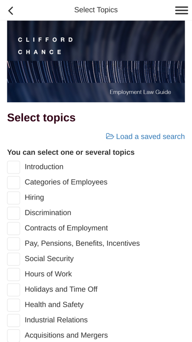 Screenshot #3 pour Clifford Chance Employment Law