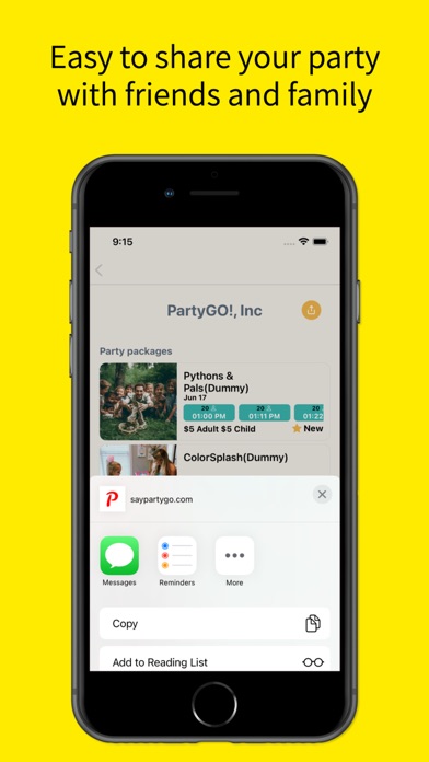 PartyGO! Screenshot
