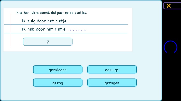 Werkwoorden vervoegen screenshot-6