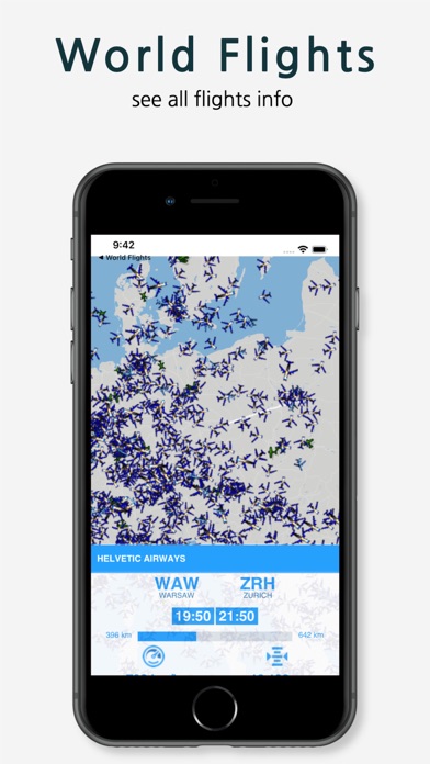 World Flights: See Live flight Screenshot