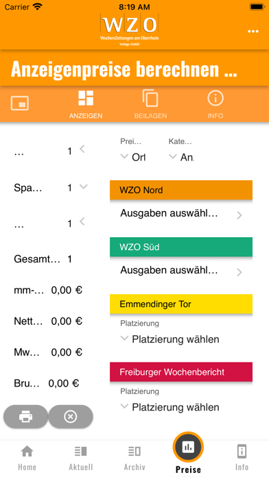 WZO ePaper Screenshot
