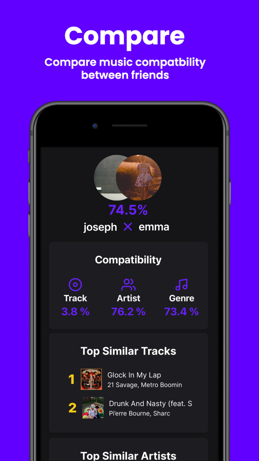 #1. MuSync - Music Compatibility (iOS) By: Kushagr Khanna