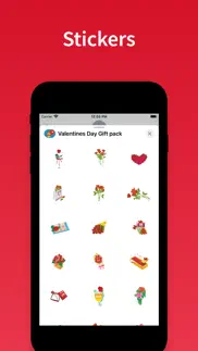 st valentines day stickers iphone screenshot 1