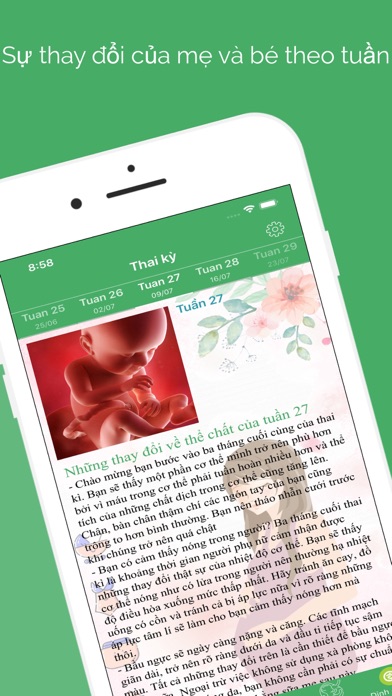 Trợ lý mẹ bầu Screenshot