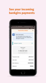 Swedbank företag screenshot