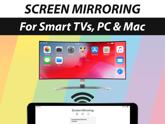 Screen Mirroring+ App iPad app afbeelding 1