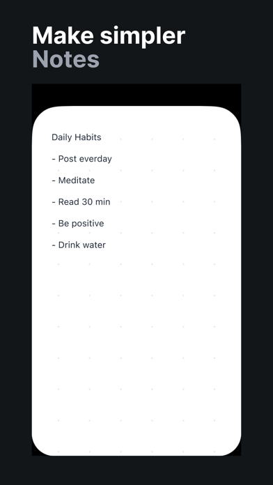 Screenshot #2 pour Less Notes