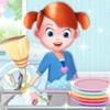 Girl Doll House Cleaning Games icon