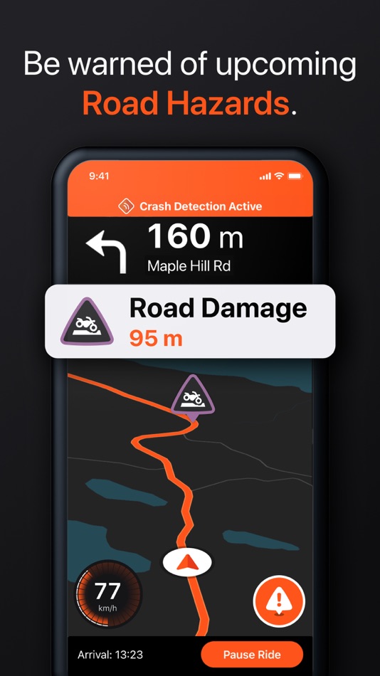 #5. Detecht - Motorcycle App & GPS (iOS) 由: Detecht Technologies AB