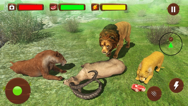 Lion Game 3d Wild Animal Games mobile android iOS apk download for