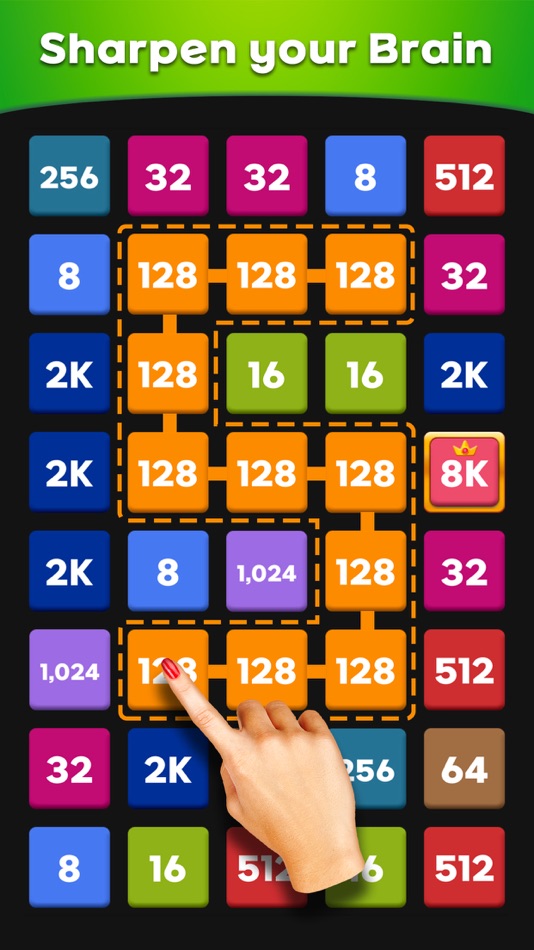 #1. Merge 2248: Link Number Puzzle (iOS) Podle: SUPERBOX. Inc