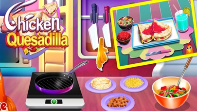 Chicken Quesadilla Cooking Screenshot