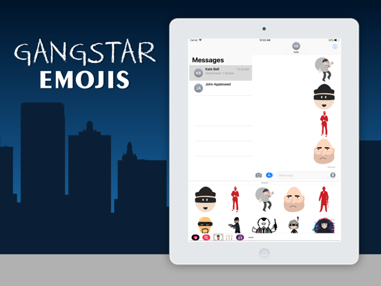 Screenshot #4 for Gangster Stickers!