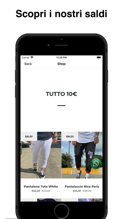 Live Store Milano Screenshot