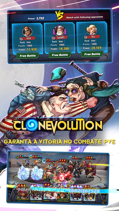 Clone Evolution: RPG Battle screenshot 4