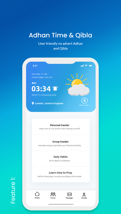 Everyday Muslim : Prayer times Screenshot