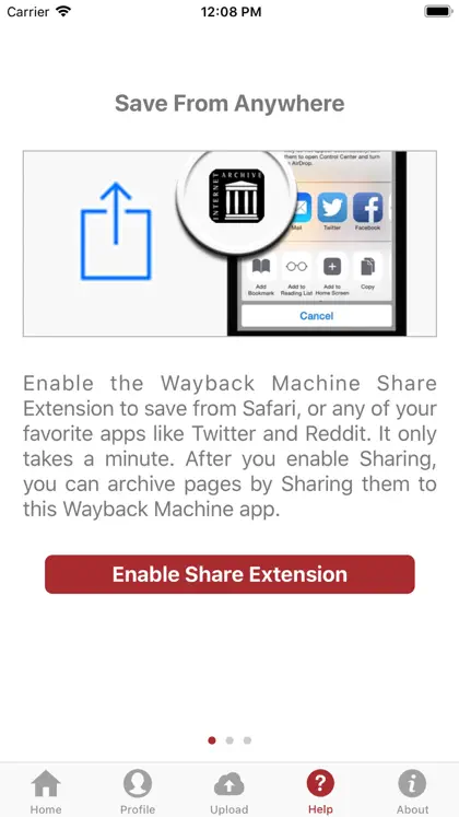 Wayback Machine screenshot 5 of 5