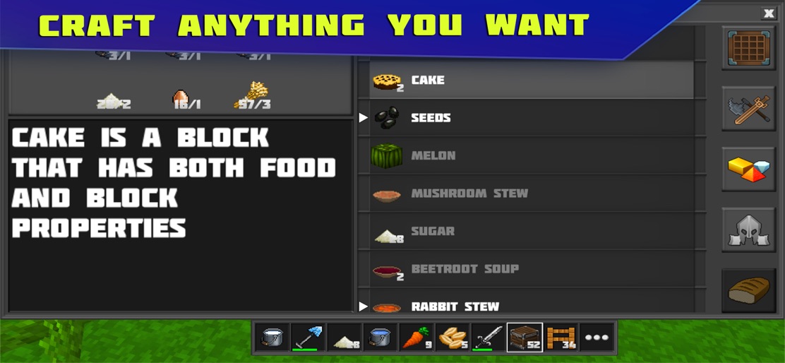 Planet of Cubes Craft and Mine screenshot 9