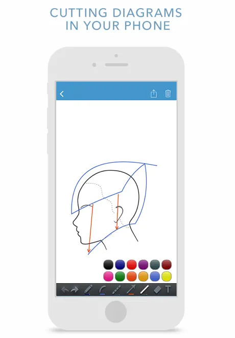 Hairtechapp - Cutting Diagrams