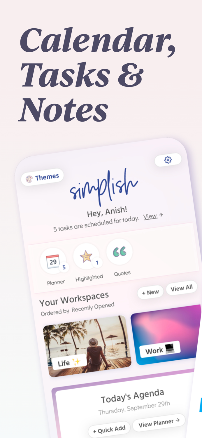 Simplish Planner and To Do List