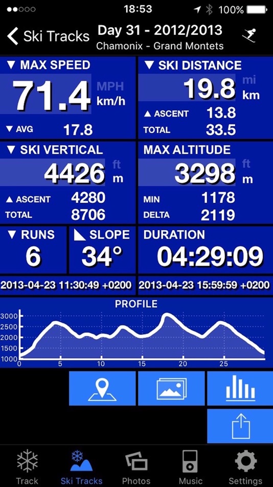 #3. Ski Tracks Lite (iOS) 由: Core Coders Ltd
