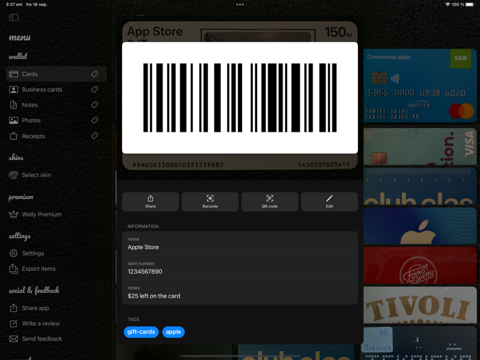 Wally - Digital Wallet