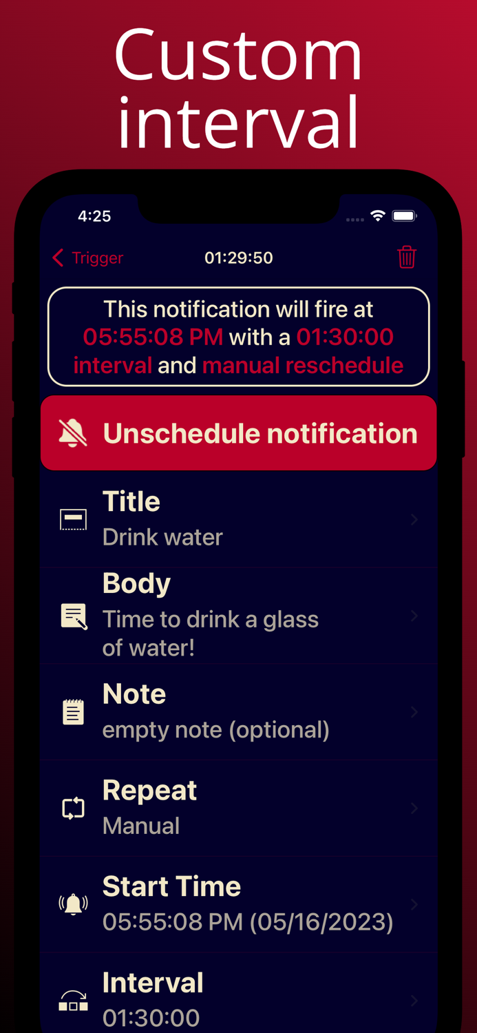 Repeat Notifications - Trigger