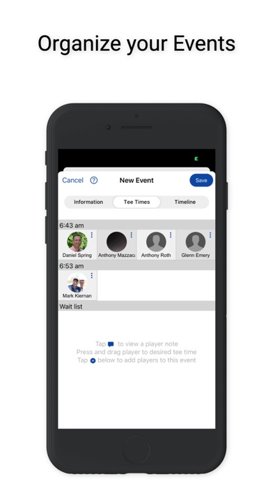 Double Ace Golf - Live Scoring Screenshot
