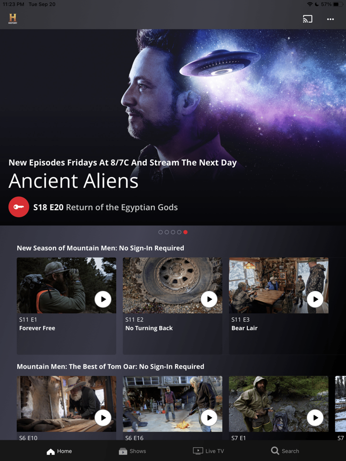 HISTORY Shows and Documentaries