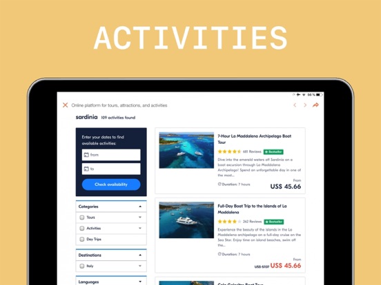 Sardinia Travel Guide iPad screenshot 6 - Travel app