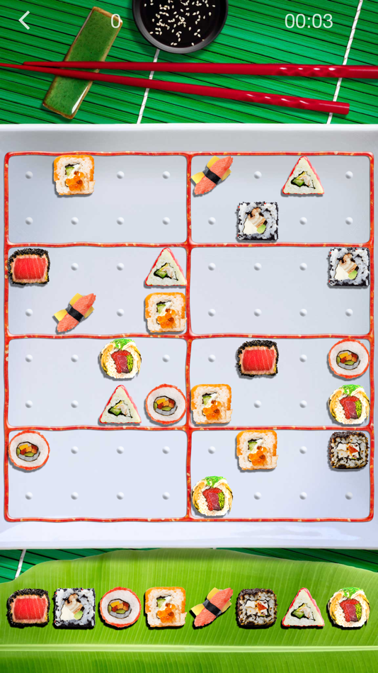 #3. Sudoku Wiz: Scrumptious Sushi (iOS) 由: The Redington Group