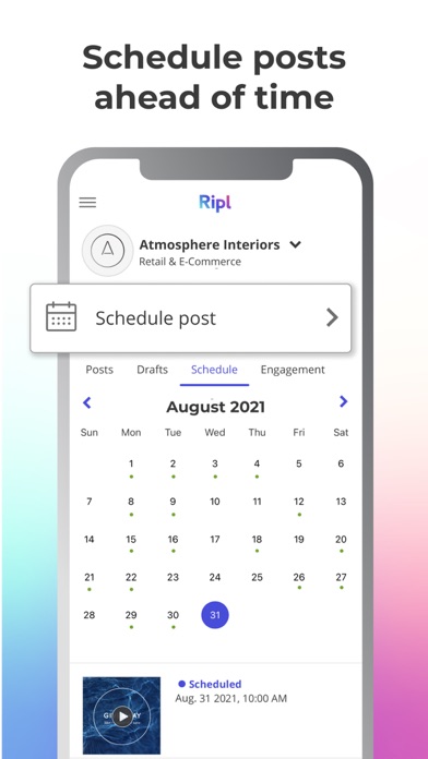 Ripl: Social Media Marketing Screenshot