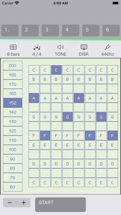 4 bars Metronome Screenshot