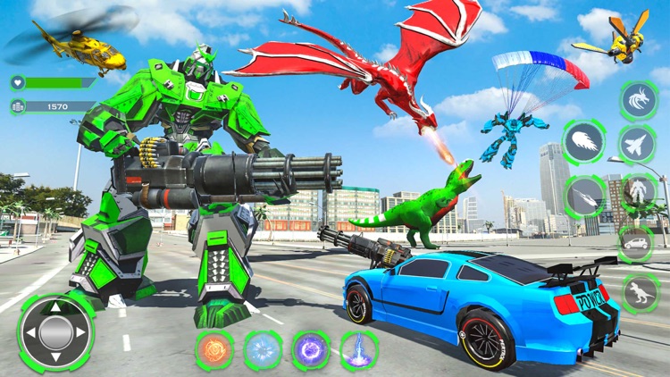 Wild Dino Robot Transform Game