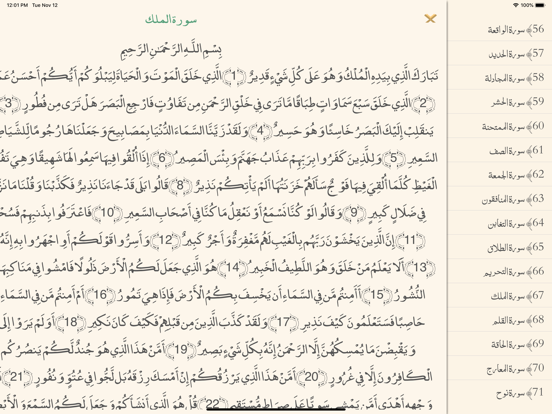 Quran | القرآن الكريم iPad screenshot 5 - Book app