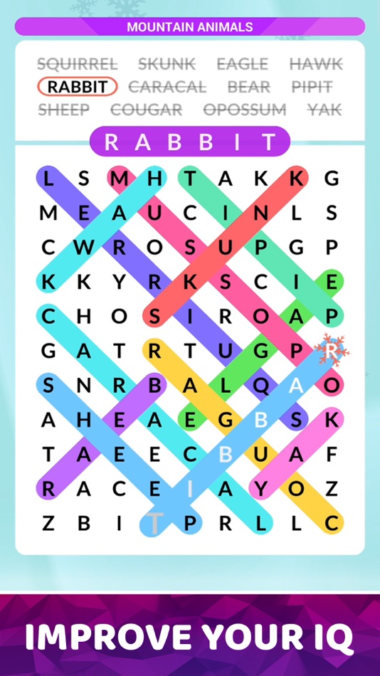 #2. Word Search World (iOS) By: Kwalee Ltd