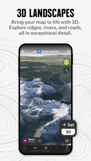 onX Backcountry Snow/Trail GPS screenshot 1