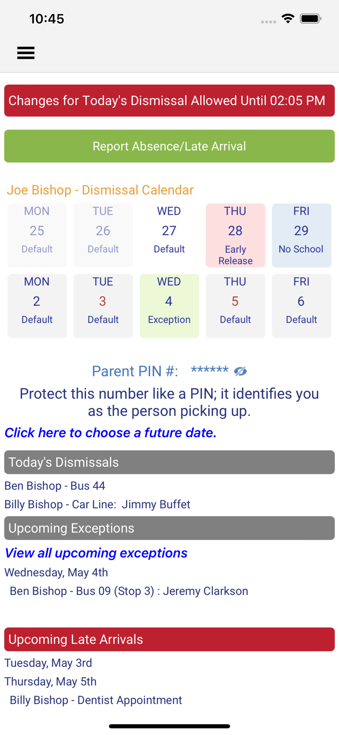 School Dismissal Manager SDM