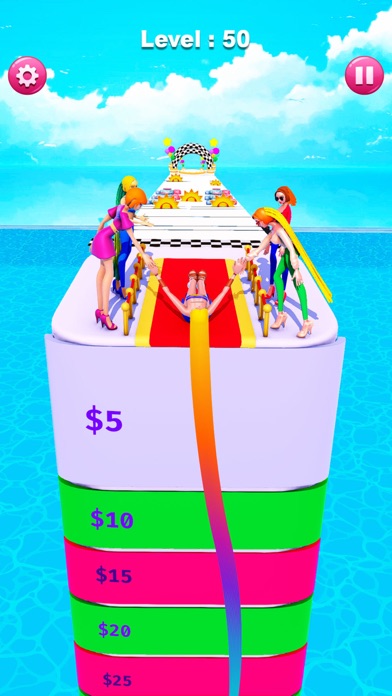 Princess Hair Race 3D Screenshot